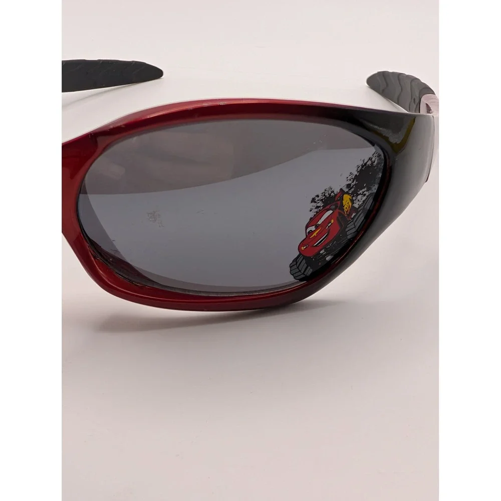 Disney Pixar Cars Lightning McQueen Kids Sunglasses Red Black FAC-033366-20357